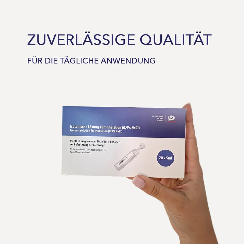 Kochsalzlösung 0,9 % - 5 ml zum Inhalieren