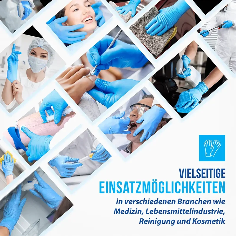 Nitrilhandschuhe 100er Box - blau