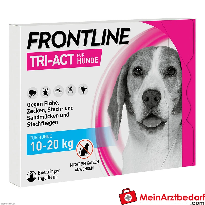 Frontline Tri-Act Spot-On für Hunde 3 Stück