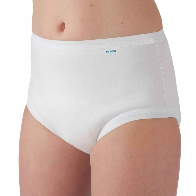 Suprima Inkontinenz-Slip 8118 001, bodyguard-slip ultra für Kinder, unisex - weiß, Gr. 86-164