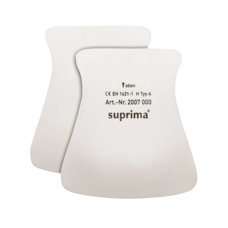 Suprima 2007 001, Hüft-Protektoren für Hüftschutzhose aus viscoelastischem Weichschaum, waschbar