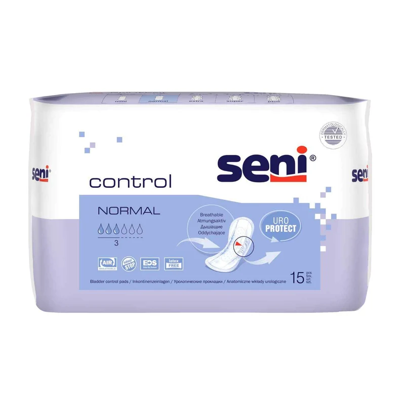 Seni Control Normal - Einlagen bei leichter Inkontinenz (Unisex), 360 ml (HMV: 15.25.30.5039)