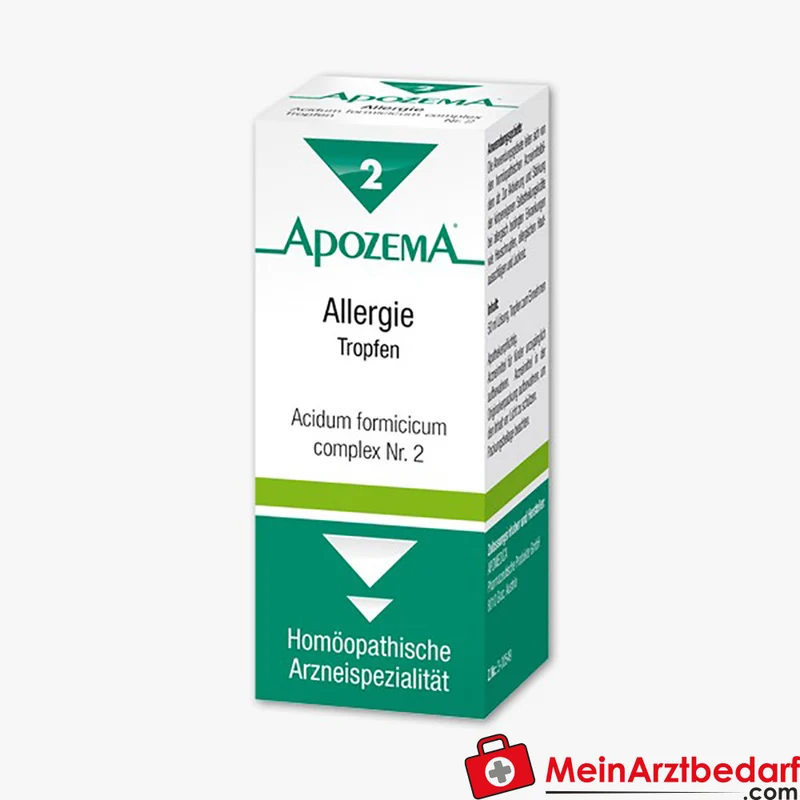 Apozema Allergie-Tropfen Nr.2 50 ml homöopathisches Arzneimittel bei Heuschnupfen und Juckreiz