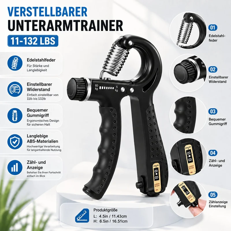 Handtrainer Set für Griffkraft | Greifwerk