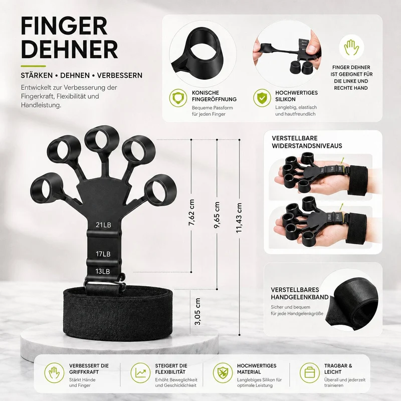 Handtrainer Set für Griffkraft | Greifwerk