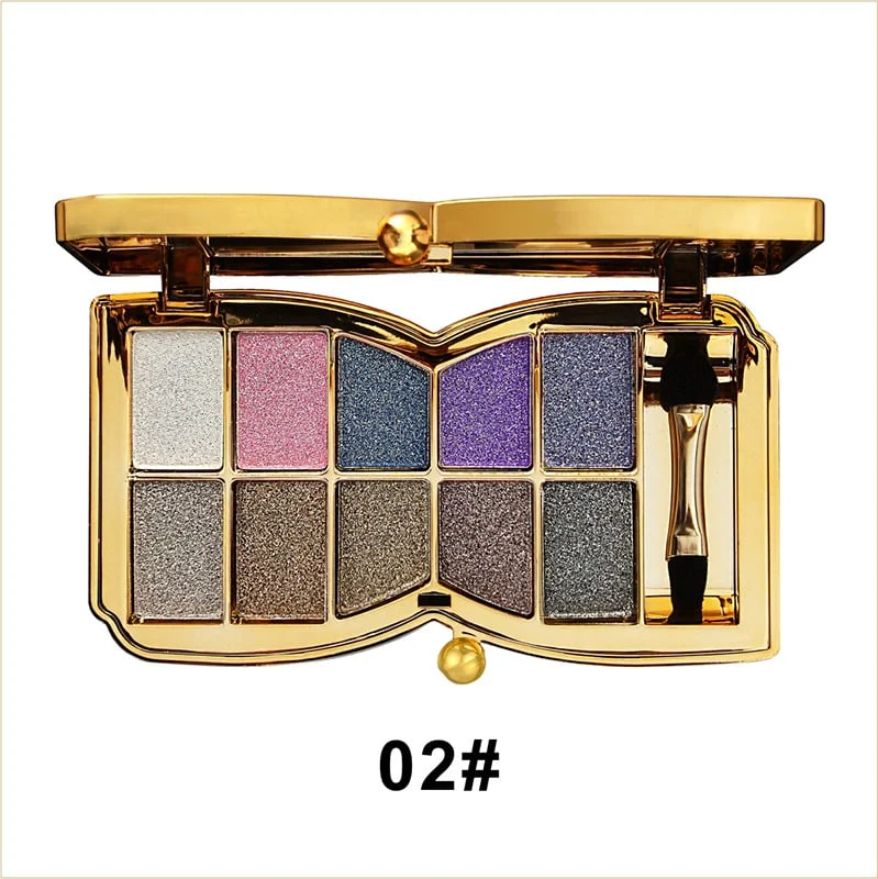 ShimmerGlam Pro – 10-farbige Glitzerpalette | 50% RABATT
