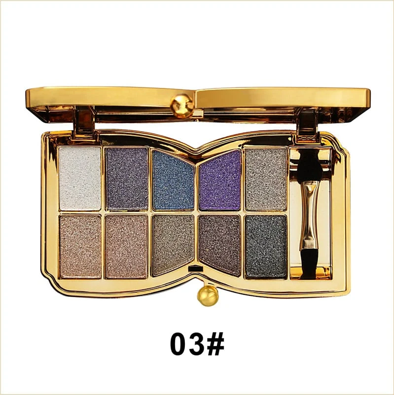 ShimmerGlam Pro – 10-farbige Glitzerpalette | 50% RABATT