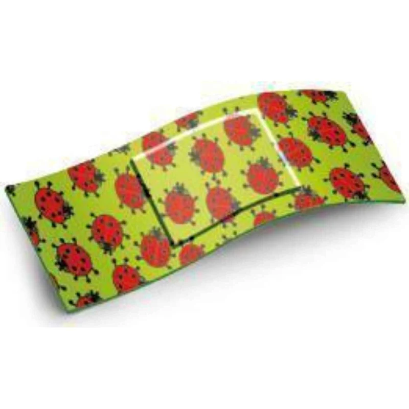 INJECTION color (Marienkäfer) - Injektionspflaster für Kinder (perforiert) von der Rolle - 39x18 mm