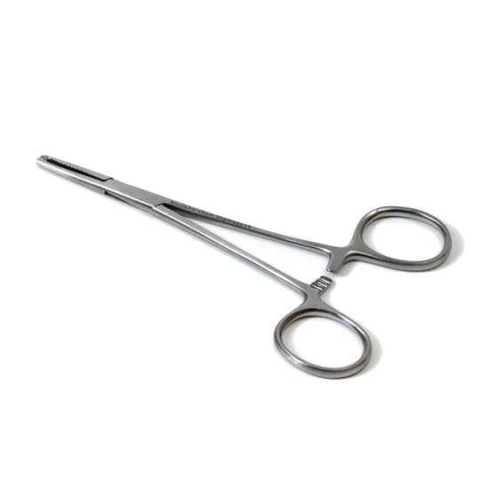 Mosquito arterieklem - 12cm. 1x2T Recht RVS