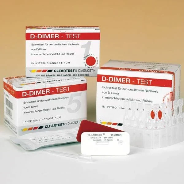 Cleartest® D-Dimeer 10 testen