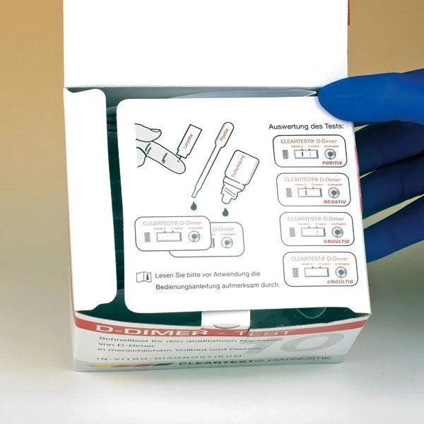 Cleartest® D-Dimeer 5 testen