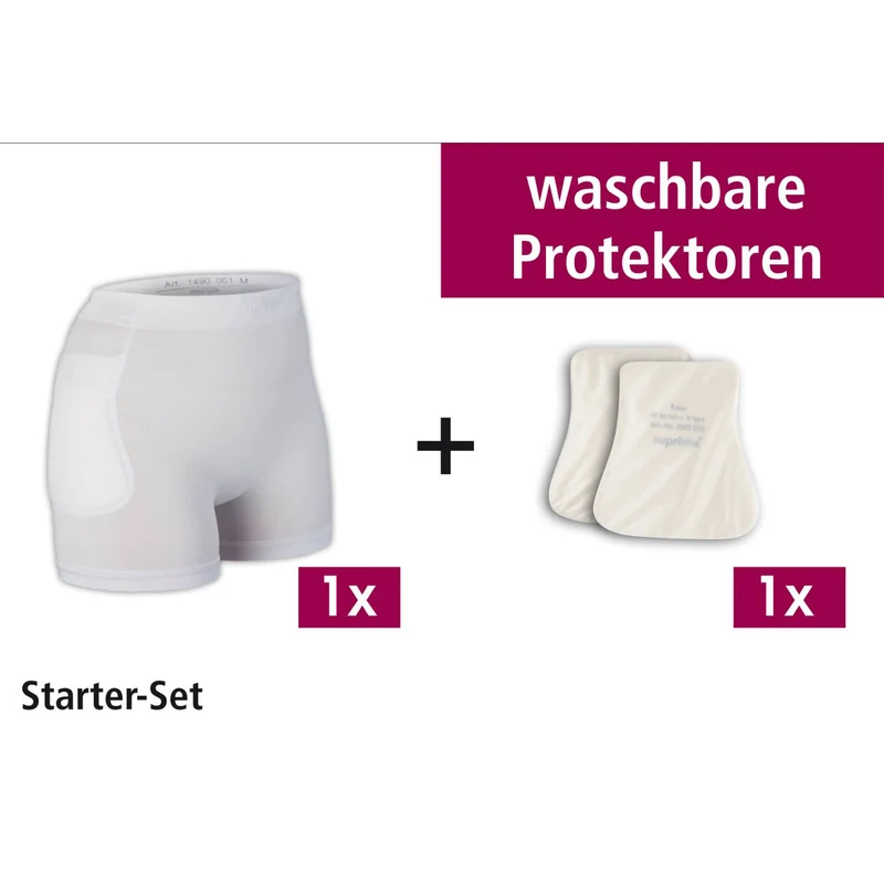 Suprima 1493 001, Protektor-Slip Starter Set B: 1x 1490 Protek.-Slip Gr. S-XXL + 1x 2008 Protektoren