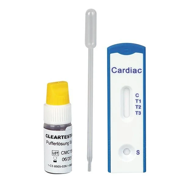 Cleartest® Cardio Myoglobin / CK-MB / Trop I 10 stuks