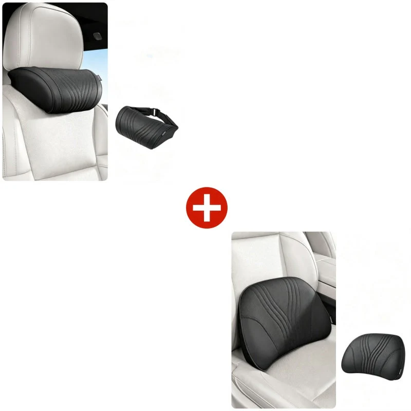 Universelles Nackenstützkissen | Ergonomisch Geformt | Verstellbarer Gurt | NeckEase