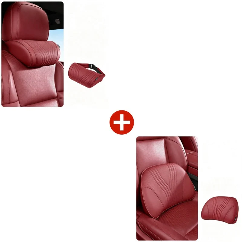 Universelles Nackenstützkissen | Ergonomisch Geformt | Verstellbarer Gurt | NeckEase