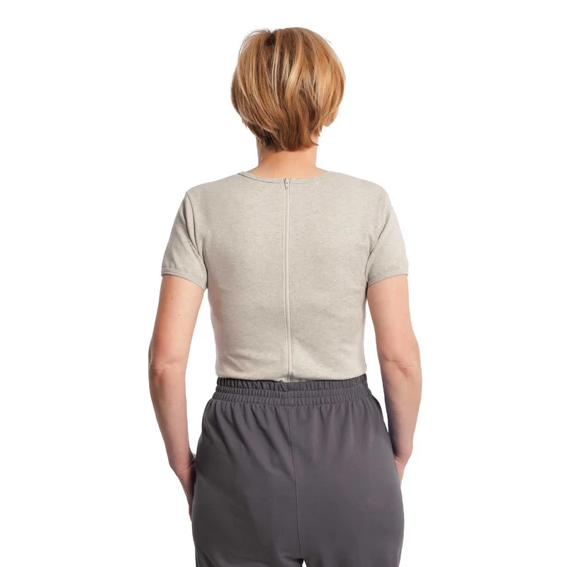 Suprima 4520 013, Care Active Overall Jogging, mit Rücken-RV, unisex - grau, Gr. S-XL