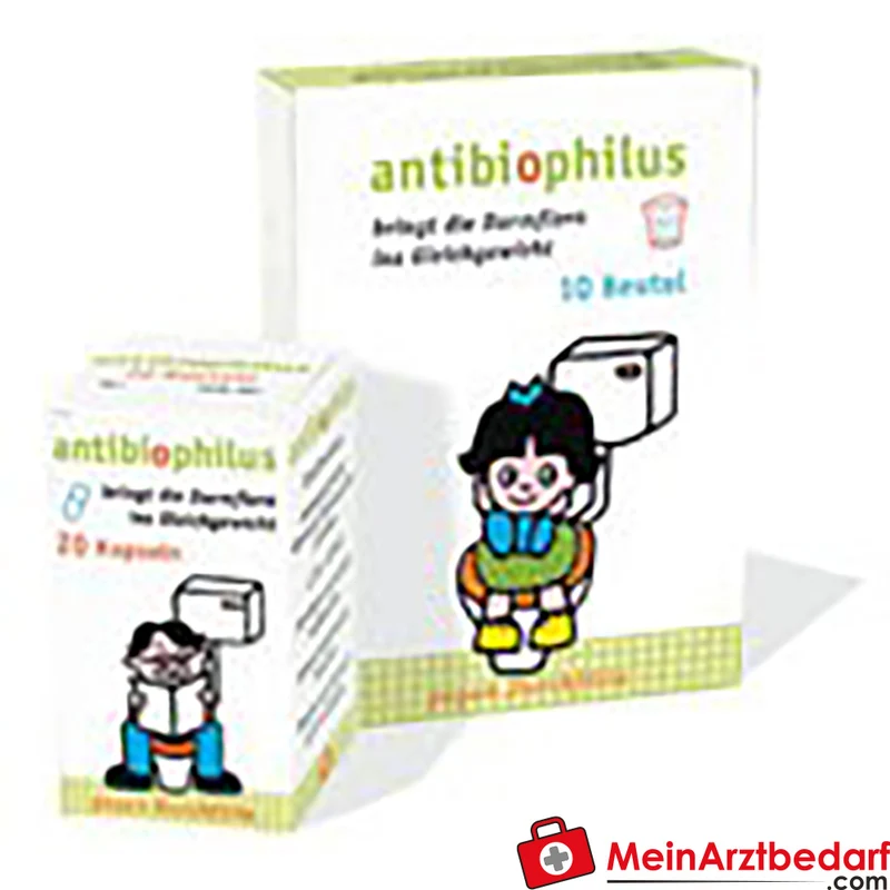 GER01 Antibiophilus 20 Kapseln Probiotikum LCR35 250 mg bei Durchfall