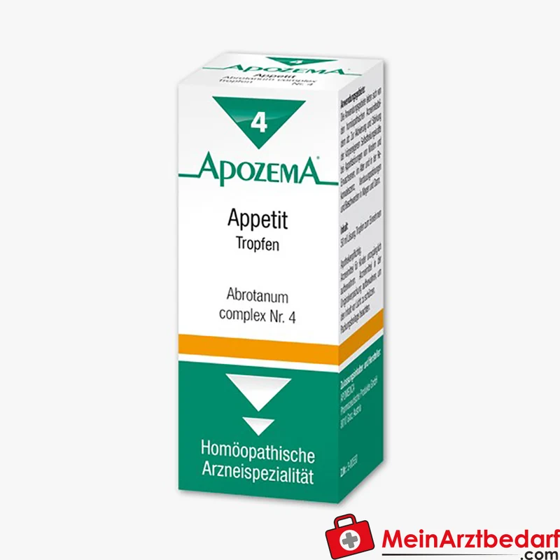 Apozema Appetit-Tropfen Nr. 4 50 ml homöopathisches Arzneimittel bei Appetitstörungen