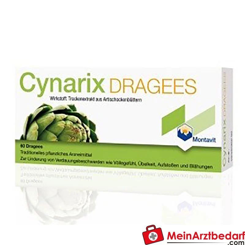 Montavit Cynarix Dragees 60 St. Artischockenextrakt 55 mg – Verdauungshilfe bei Völlegefühl & Blähungen