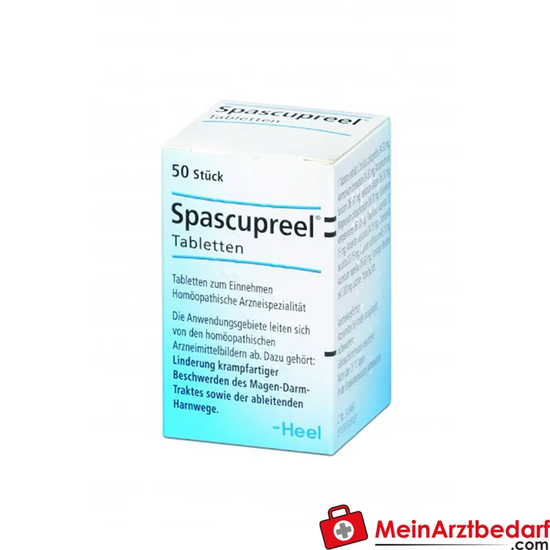 PEI01 Spascupreel Tabletten 50 Stk. – Homöopathie bei Magen-Darm- und Harnwegskrämpfen