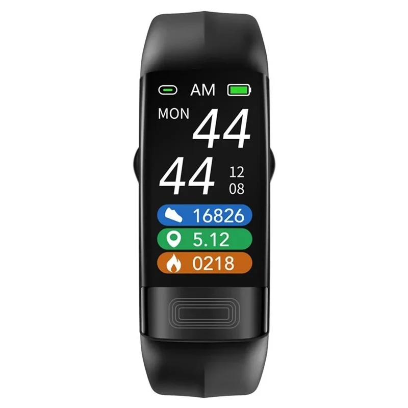 Smartwatch | EKG, Herzfrequenz & Blutdruck | Integriertes USB-Laden