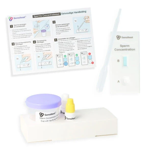 Sensitest Sperma Testkit – Zelftest voor Spermaconcentratie
