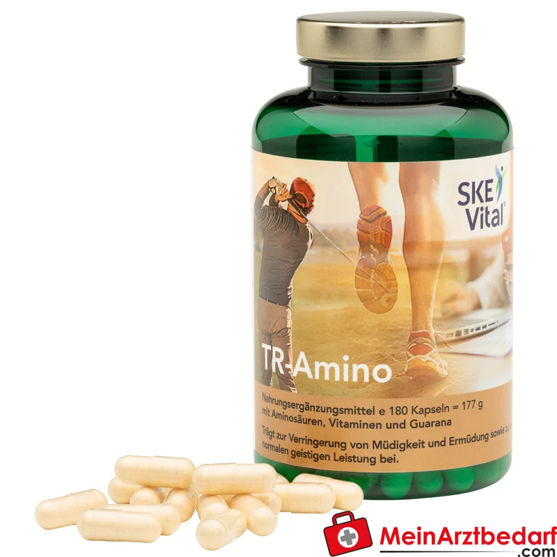 SKE Vital TR-Amino Aminosäuren-Komplex mit Coenzym Q10 und Guarana Kapseln 180 Stück