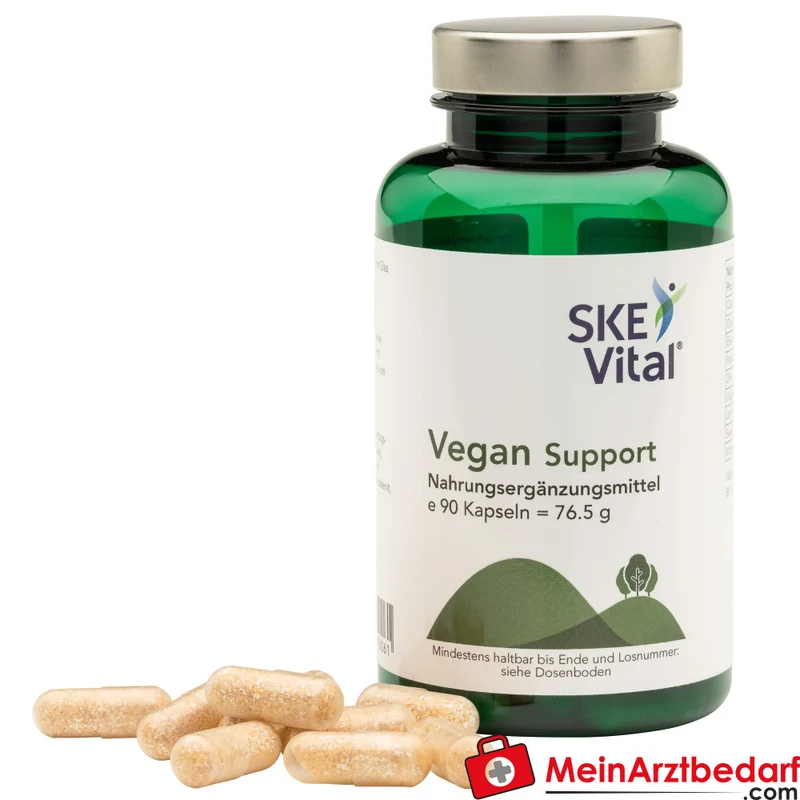 SKE Vital Vegan Support Eisen 14 mg Vitamin B12 10 µg Kapseln 90 Stück
