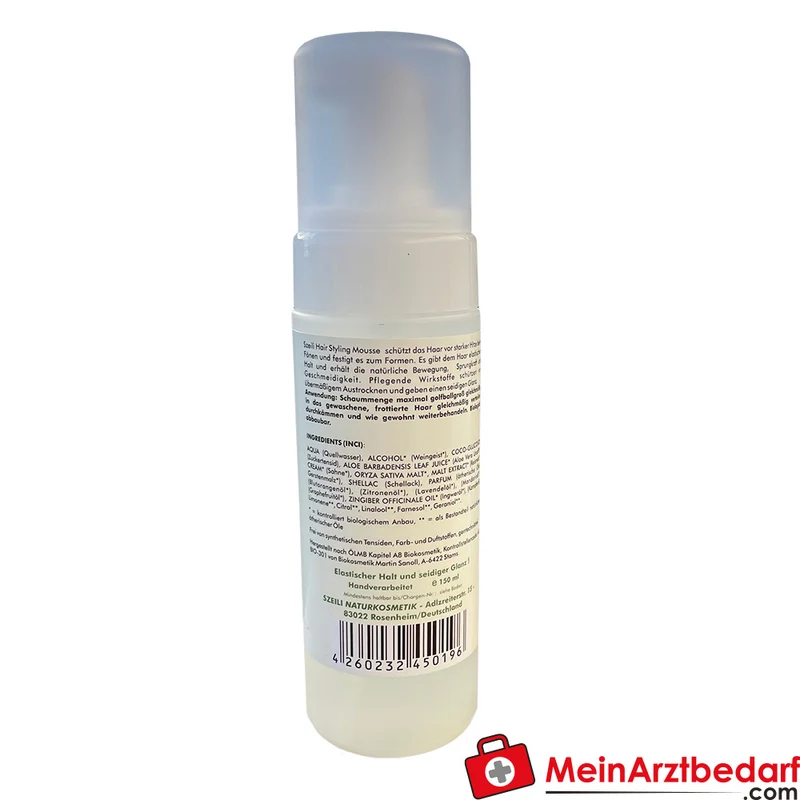Szeili Hair Styling Mousse Volumen & Pflege für normales & chemisch behandeltes Haar