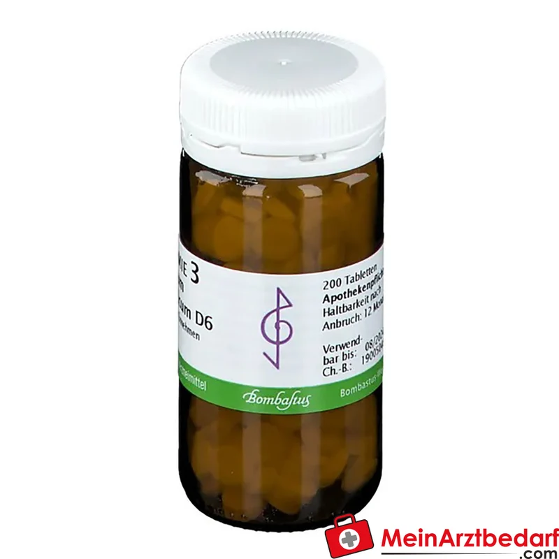 Bombastus Biochemie Ferrum phosphoricum D6 250 mg Tabletten