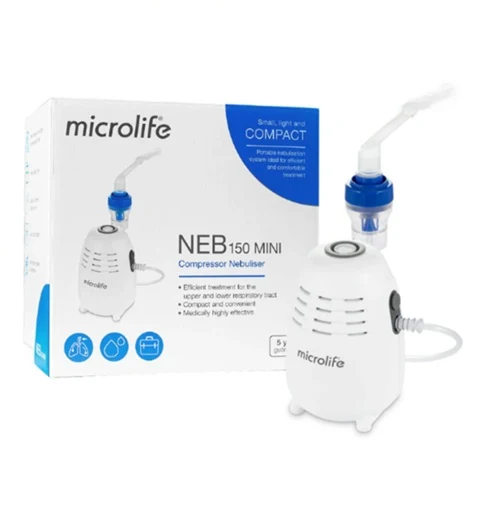 Microlife NEB 150 MINI – Nébuliseur compact et portable pour inhalation (idéal pour le voyage)