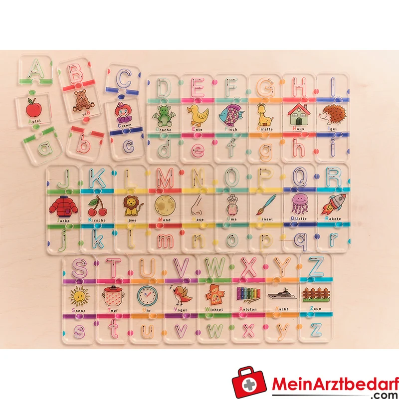 KuWiH LichtZauber Buchstaben-Puzzle Lernspielzeug ab 3 Jahren für Schreiben lernen mit Licht-Tablet