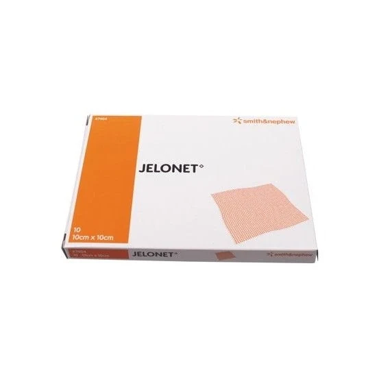 Jelonet 10 x 10 cm 10 zalfgazen