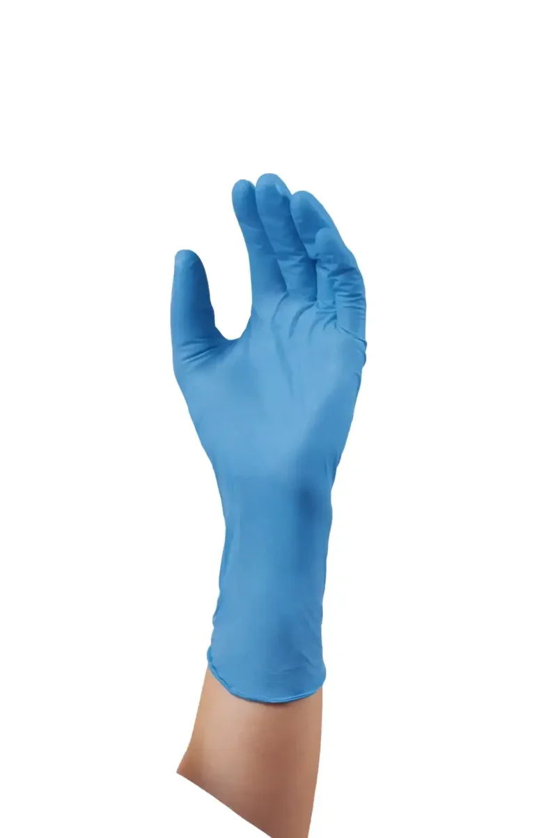 Peha-soft nitrile guard lange manchet Extra Large 100 stuks blauw
