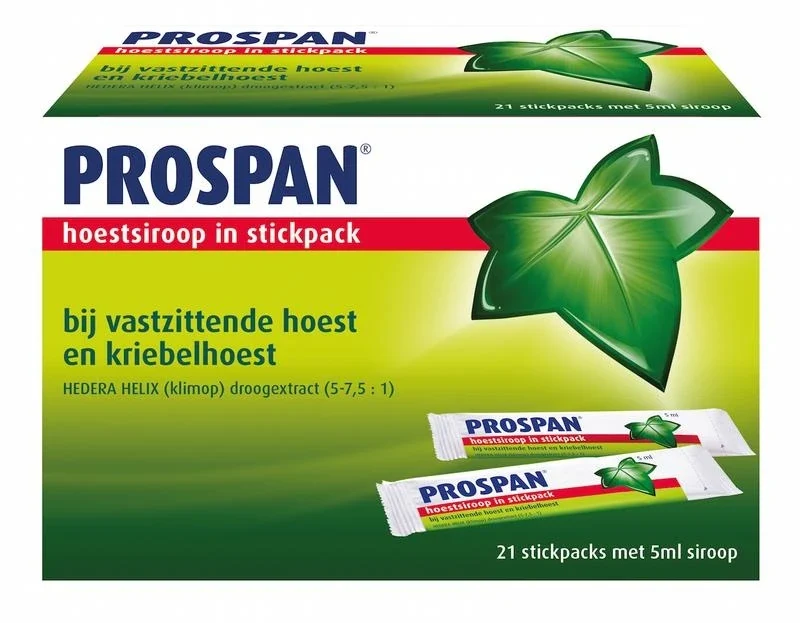 Prospan Hedera helix stickpack 5 ml - 21 stuks