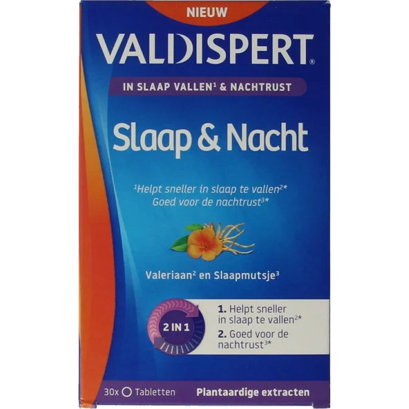 Valdispert slaap & nacht 30 tabletten