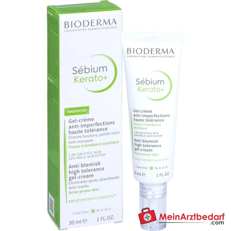 Bioderma Sébium Kerato+ Gel-Creme, 30 ml