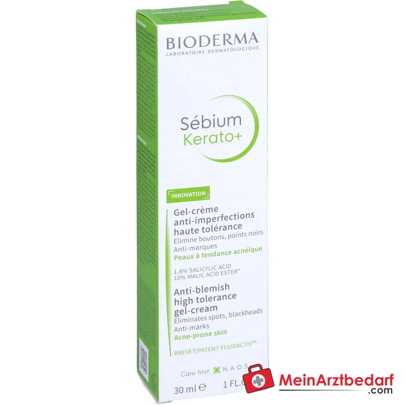 Bioderma Sébium Kerato+ Gel-Creme, 30 ml