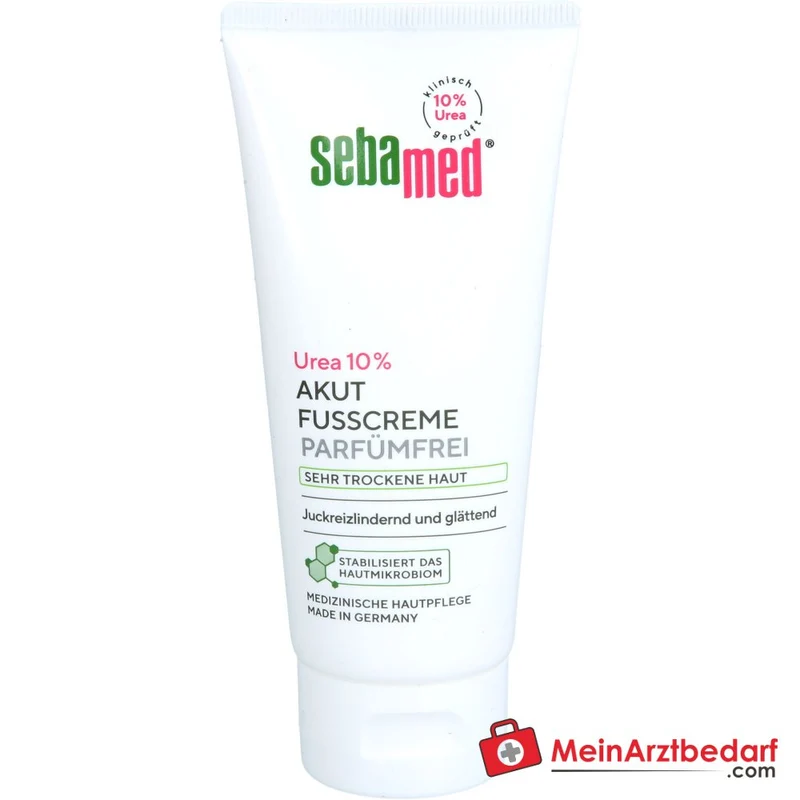 Sebamed Akut Fußcreme Urea 10% parfümfrei, 100 ml