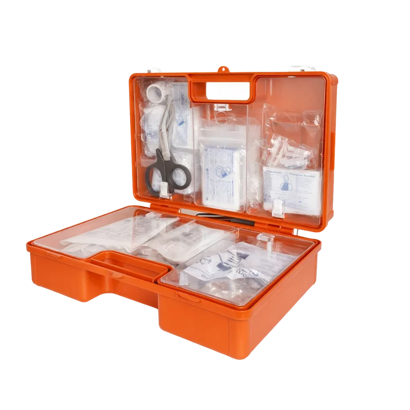 FAP Erste-Hilfe-Koffer SMALL, mit Wandhalterung, orange