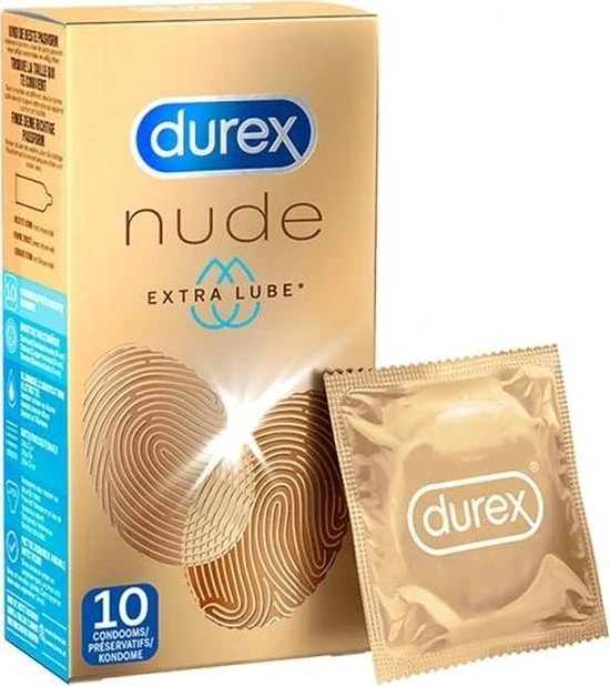 Durex Nude extra lube condooms (10st)