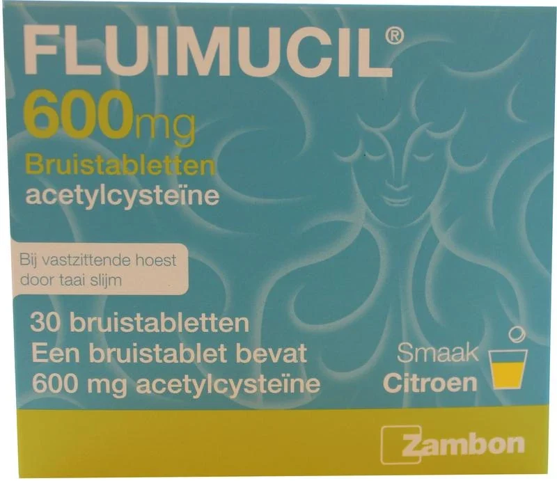Fluimucil 600 mg - 30 bruistabletten