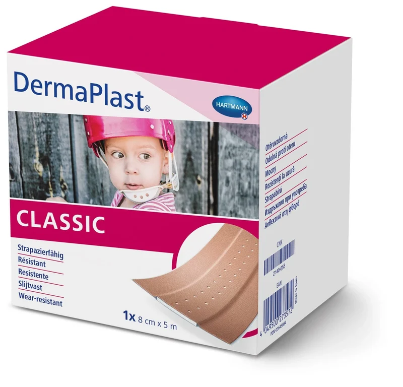 Dermaplast Classic pleister 8 cm x 5 meter