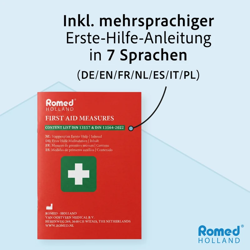 Romed Erste Hilfe Nachfüllset DIN 13157:2021