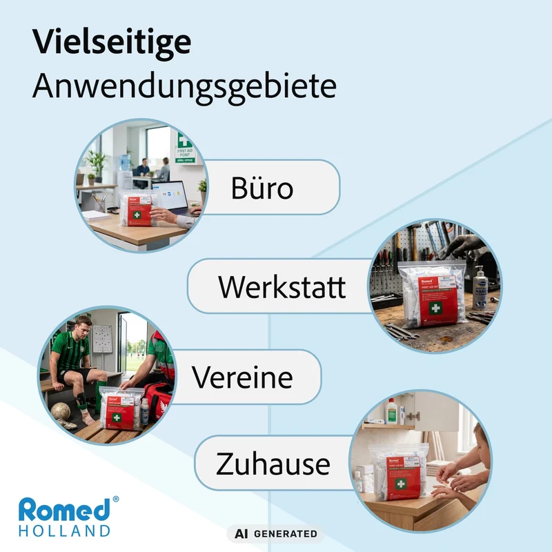 Romed Erste Hilfe Nachfüllset DIN 13157:2021
