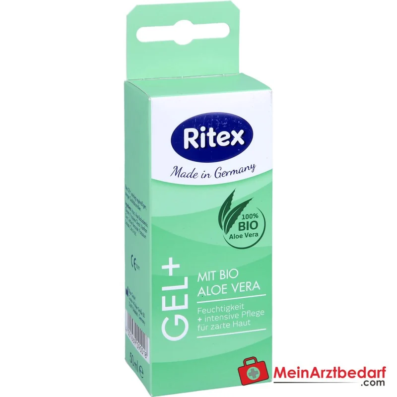 Ritex GEL+ Gleit- und Massage Gel mit Aloe Vera, 50 ml