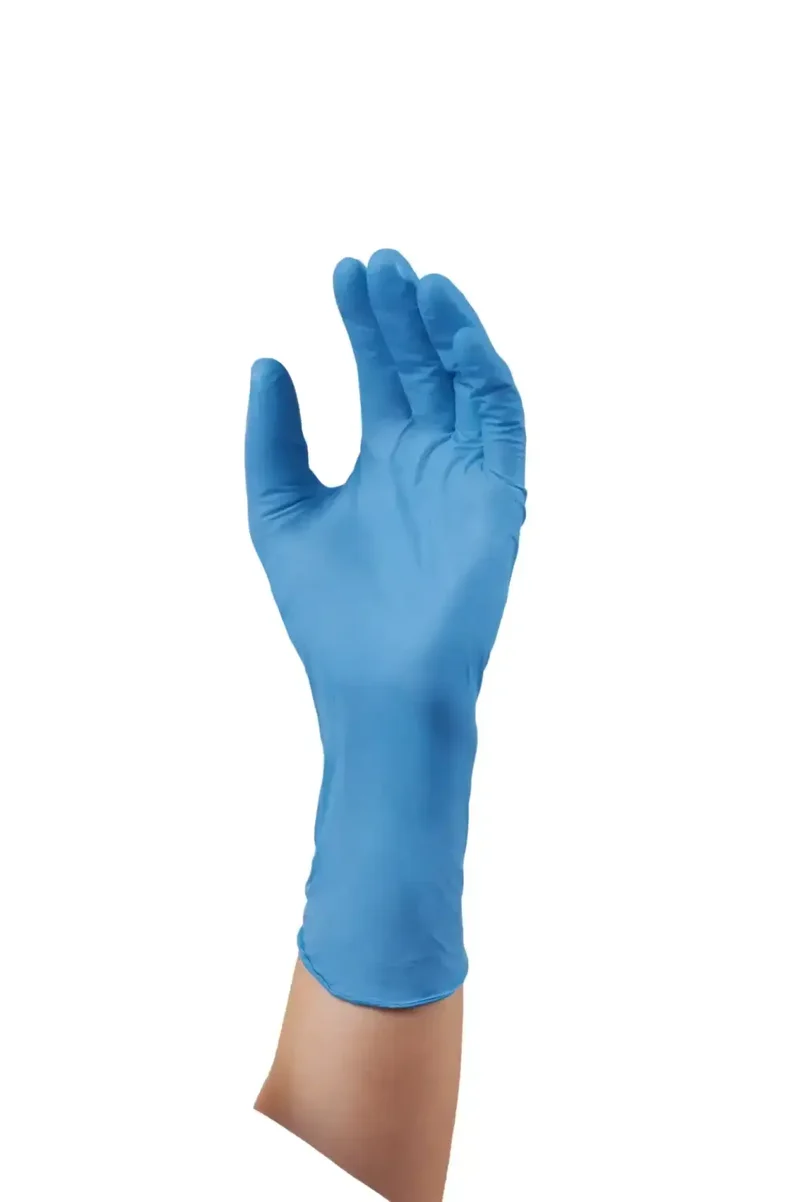 Peha-soft nitrile guard lange manchet Small 100 stuks blauw