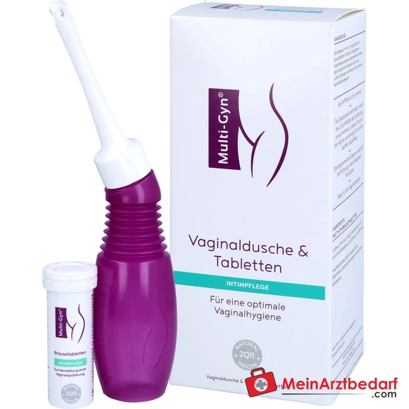 Multi-Gyn Vaginaldusche mit Brausetabletten Kombipack, 1 Stück