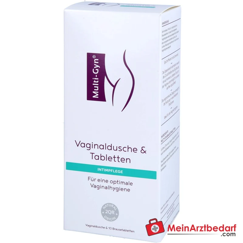 Multi-Gyn Vaginaldusche mit Brausetabletten Kombipack, 1 Stück