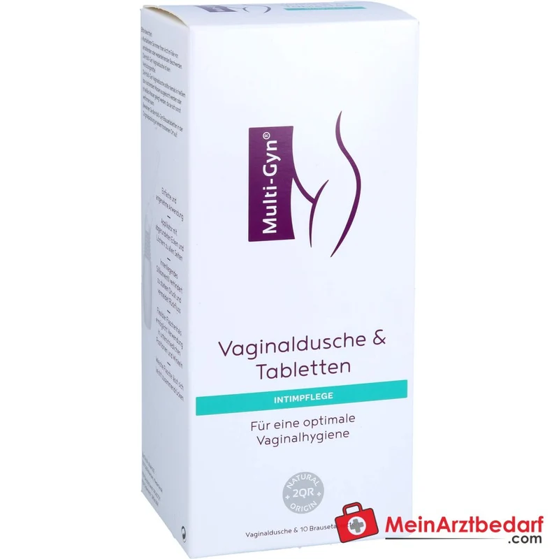 Multi-Gyn Vaginaldusche mit Brausetabletten Kombipack, 1 Stück